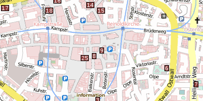 Stadtplan Adler Apotheke  Dortmund