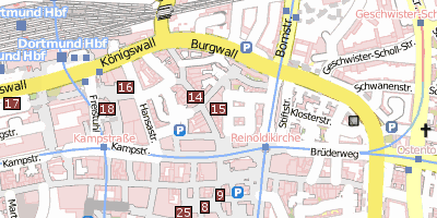 Stadtplan Konzerthaus Dortmund