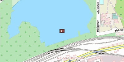 Naturschutzgebiet Hallerey Dortmund Stadtplan