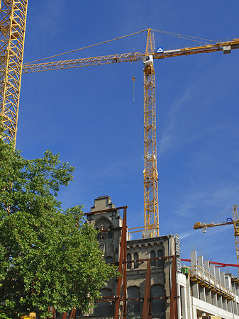 Foto Baustelle auf der Kreuzung Komödienstraße Tunisstraße