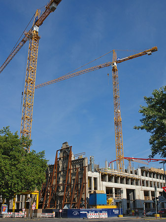 Fotos Baustelle auf der Kreuzung Komödienstraße Tunisstraße