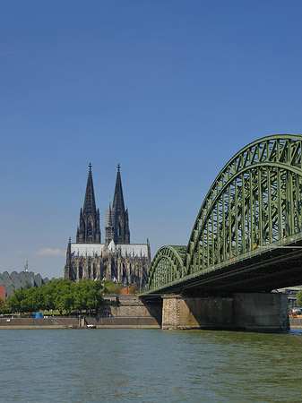 Foto Hohenzollernbrücke am Kölner Dom - Köln