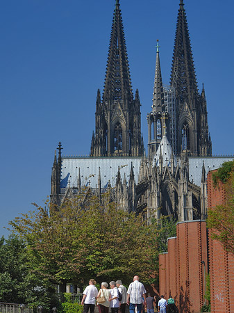 Foto Steinmauer zum Kölner Dom