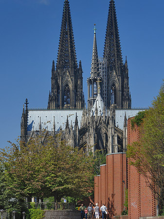 Fotos Touristen auf dem Weg zum Kölner Dom | Köln