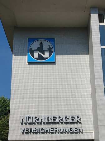 Schild von Nürnberger Versicherungen