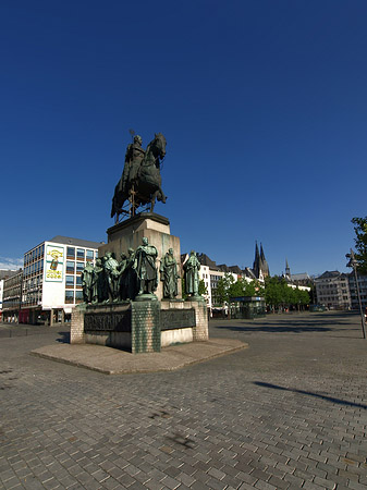 Foto Reiterstandbild - Köln