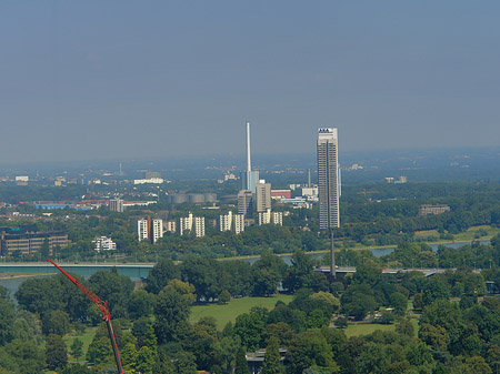 Foto Blick über Rhein - Köln