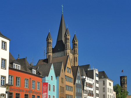 Groß St Martin hinter Fischmarkt Foto 