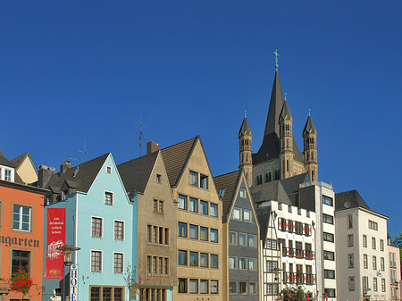 Groß St Martin hinter Fischmarkt Foto 