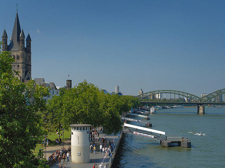 Frankenwerft bis Hohenzollernbrücke Fotos