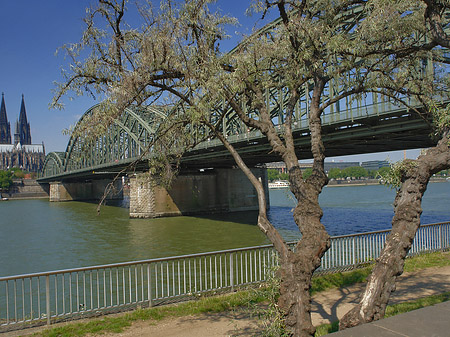 Hohenzollernbrücke am Kölner Dom