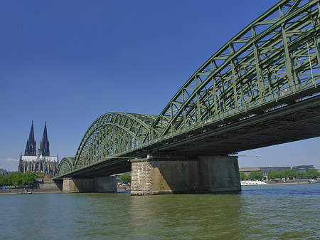 Hohenzollernbrücke am Kölner Dom