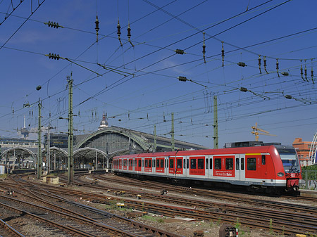 Fotos Kölner Bahnhof mit Zug