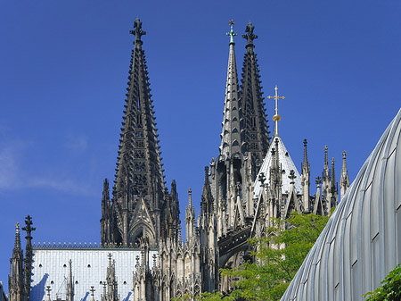 Hauptbahnhof vor dem Kölner Dom Foto 