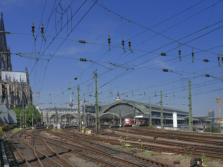 Foto Hauptbahnhof neben dem Kölner Dom