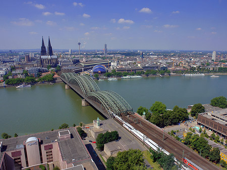 Hohenzollernbrücke und Kölner Dom Fotos