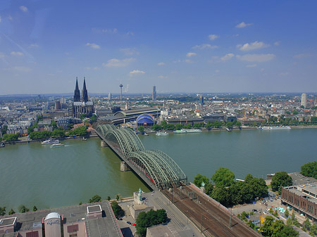 Hohenzollernbrücke und Kölner Dom Fotos