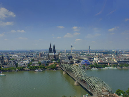 Hohenzollernbrücke und Kölner Dom Fotos